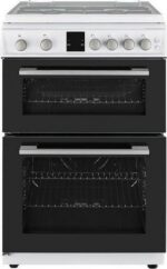 MONTPELLIER MDOG60LW 60 cm Gas Cooker - White and Silver