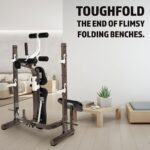Marcy MWB-70205 Folding Olympic Barbell Bench with Rear Squat Rack - Image 2