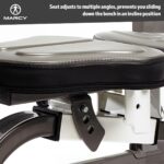 Marcy MWB-70205 Folding Olympic Barbell Bench with Rear Squat Rack - Image 4