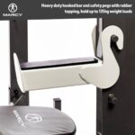 Marcy MWB-70205 Folding Olympic Barbell Bench with Rear Squat Rack - Image 6