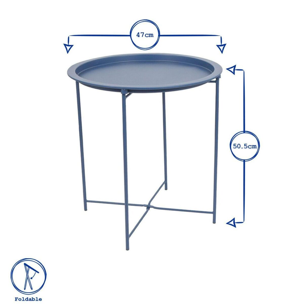 Matt Round Steel Tra 627534cc17714e2f9b19dc0bb2a8a6af