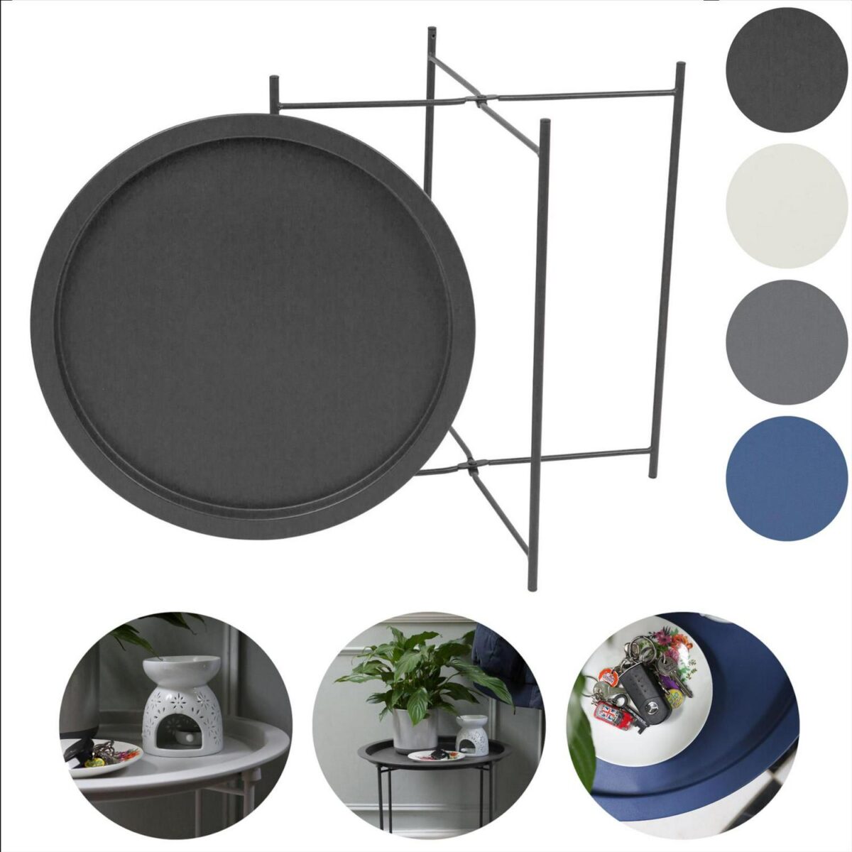 Matt Round Steel Tra f1bf6a512476f3a00e5c7a14d7d923d5