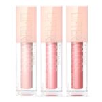 Maybelline New York 3 Pack Lifter Gloss, Ice, Moon and Reef