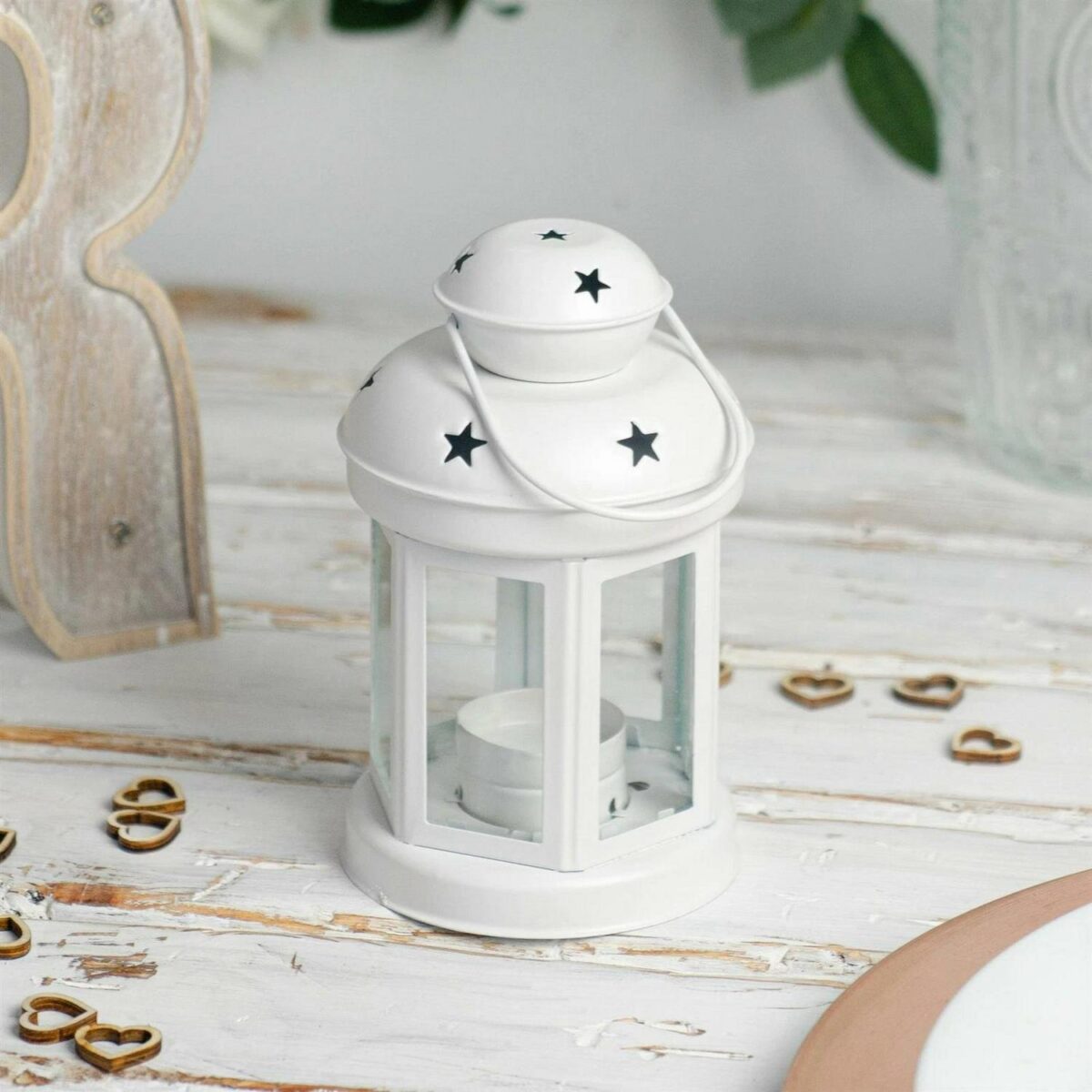 Metal Candle Lanterns Tealight Holders Vintage French Moroccan Style 16cm - x2 - Image 2