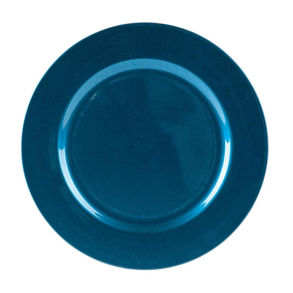 Metallic Charger Plate Wedding Party Fine Dining Table Place Setting 33cm Blue - Image 1
