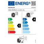 Michelin 305/35 R22 (11) Y PILOT SUPER SPORT XL - Image 5