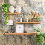 Modern Floating Shelf Wall Mounted Living Room Bedroom Office Storage 60cm Brown - Image 7