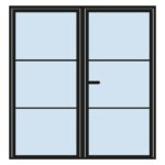 Mustang Heritage Aluminium Internal Double Door with Installation - Image 4