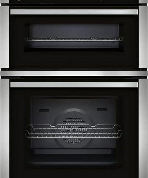 NEFF N50 U2ACH7AN7B Electric Double Pyrolytic Smart Oven - Stainless Steel