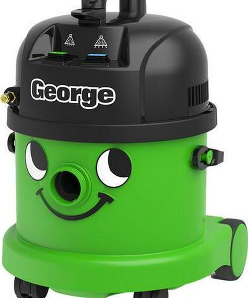 NUMATIC George GVE370 3-in-1 Cylinder Wet and Dry Vacuum Cleaner - Green and Black