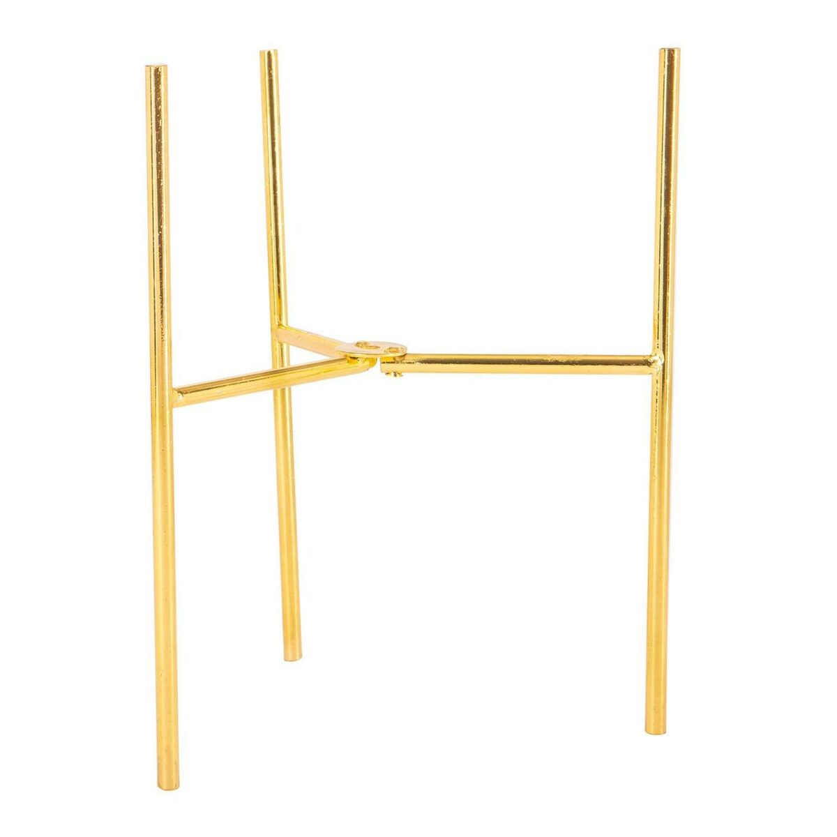 Nicola Spring Plant Pot Stand - 19cm - Gold - Image 1