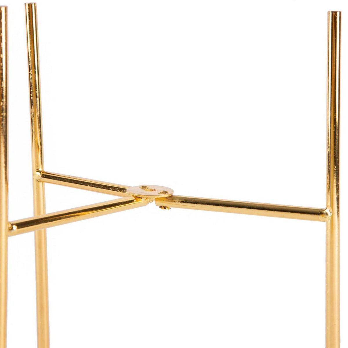 Nicola Spring Plant Pot Stand - 19cm - Gold - Image 4