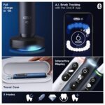 Oral B iO7 Duo Pack White and Black Toothbrushes - Image 6