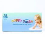 Original Nappy Sacks, 4 x 200 Pack