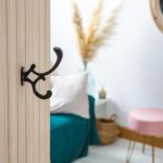Ornamental Hat and Coat Hook Cast Iron Antique Vintage Style W30mm x H130mm Black - Image 5