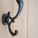 Ornamental Hat and Coat Hook Cast Iron Antique Vintage Style W30mm x H130mm Black - Image 6