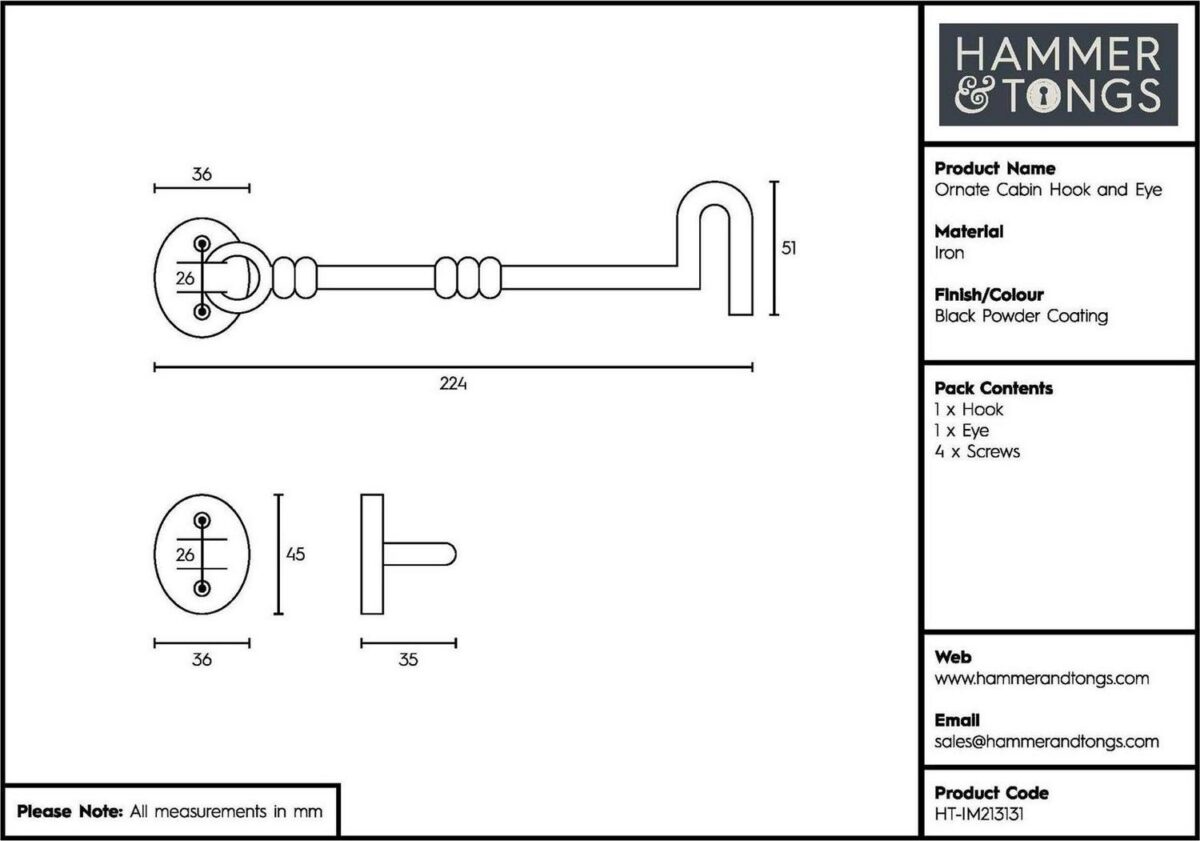 Ornate Cabin Hook an 557db421ec7f33c6da83a6e0cfcd4f6c