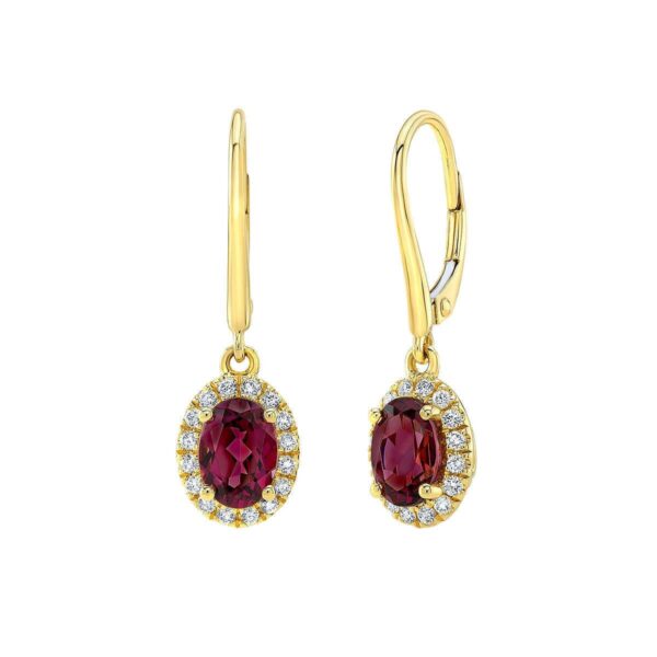 Oval Cut Garnet and 3708b71cd143134247412473d061a743