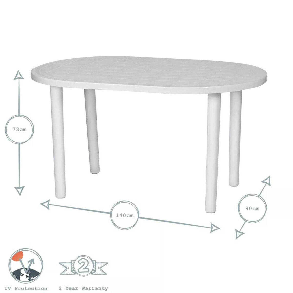 Oval Garden Table Re 8a607278e0b924a03675a76271a649c1