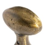Oval Rim and Mortice Door Knob Cast Iron Antique Vintage Style Handle W60mm Brass - Image 2
