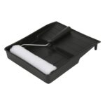 Paint Roller and Tray Set 9 (23cm) White Walls Ceilings Painting and Decorating Kit