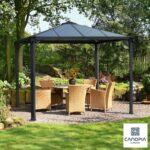 Palram Canopia Palermo 9ft 8 x 9ft 8 (3 x 3m) Aluminium and Polycarbonate Gazebo