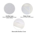 Panda Memory Foam Bamboo Mattress Toppers in 5 Sizes - Image 7