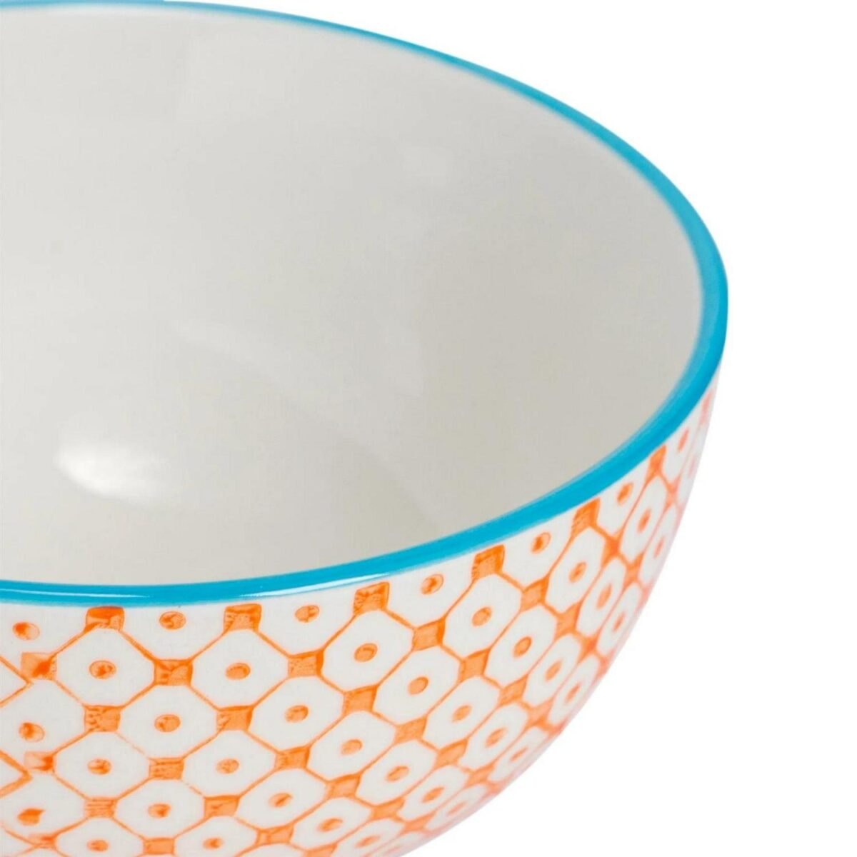 Patterned Rice Dessert Cereal Soup Bowls Porcelain Crockery 3 Designs 114mm x6 - Image 5