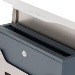 Phoenix Estilo Top Loading Letter Box MB0125KS in Stainless Steel with Key Lock - Image 5
