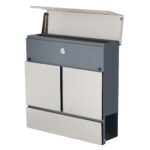 Phoenix Estilo Top Loading Letter Box MB0124KS in Stainless Steel with Key Lock - Image 3