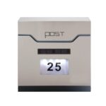 Phoenix Estilo Top Loading Letter Box MB0125KS in Stainless Steel with Key Lock - Image 2