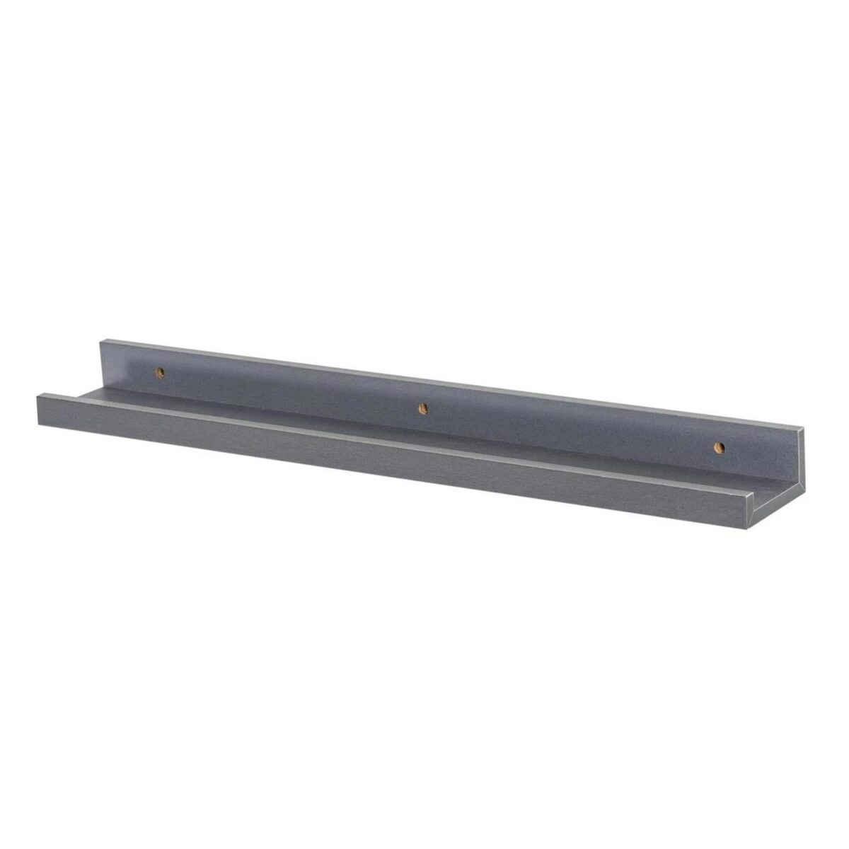 Picture Ledge Shelf Floating Wall Mounted Gallery Bookshelf Storage 57cm Grey - Image 1