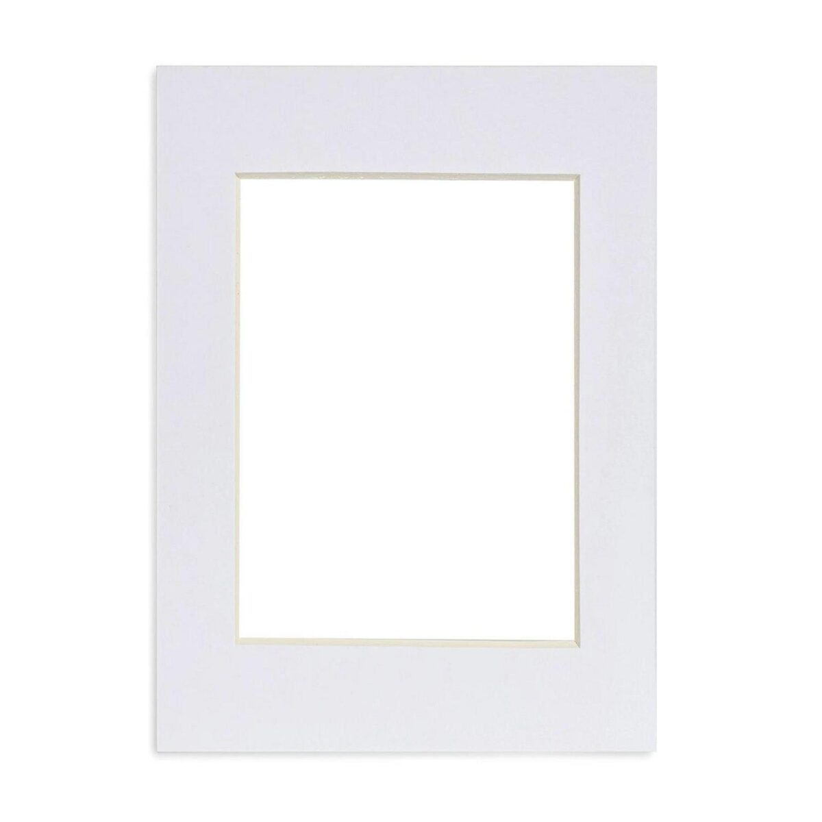 Picture Mount for 5 x 7  3D Box Picture Frame Photo Size 4 x 6  White - Image 1