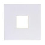 Picture Mount for 6 x 6 3D Box Picture Frame Photo Size 2 x 2 White