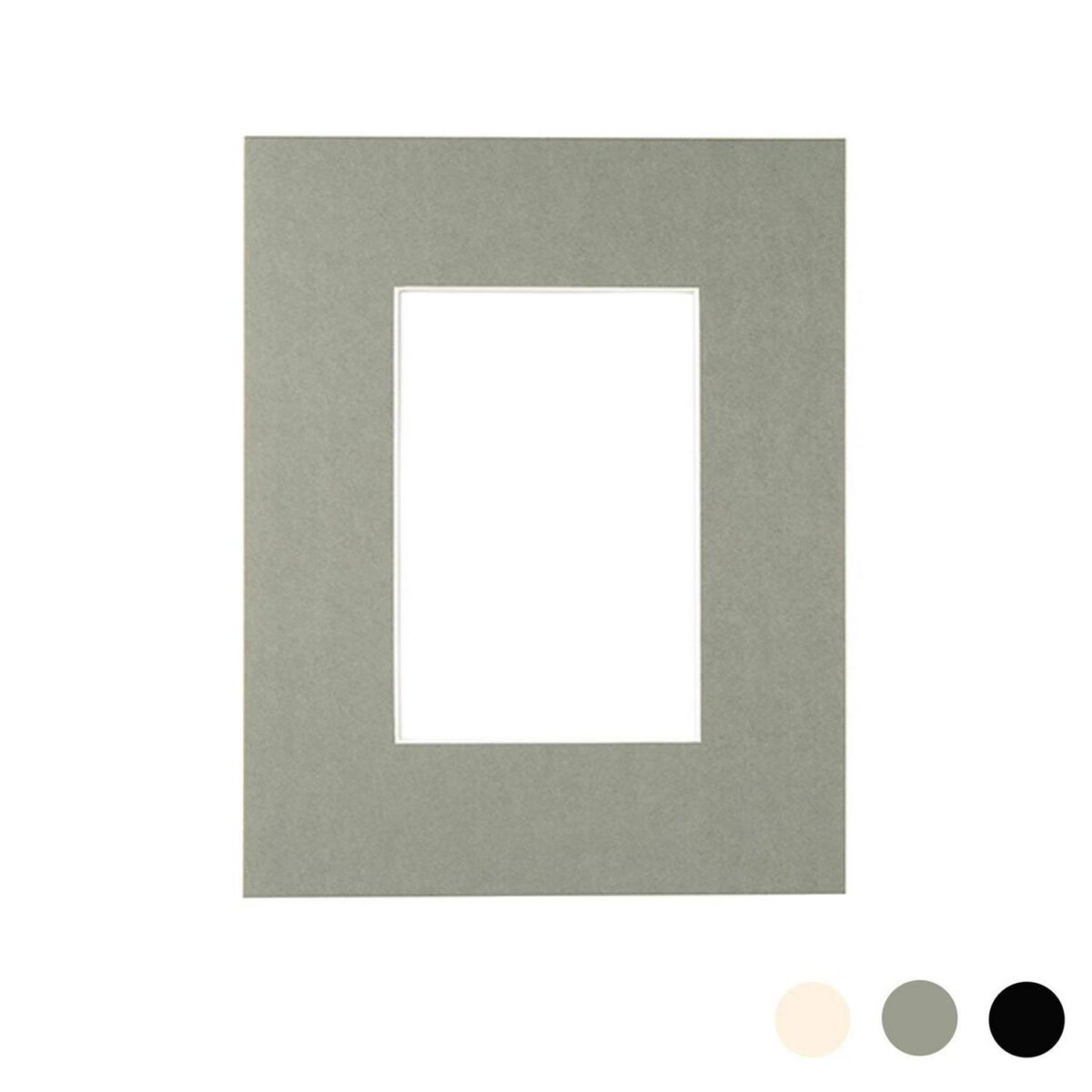 Picture Mount for 8 x 10  3D Box Picture Frame Photo Size 4 x 6  Grey - Image 1