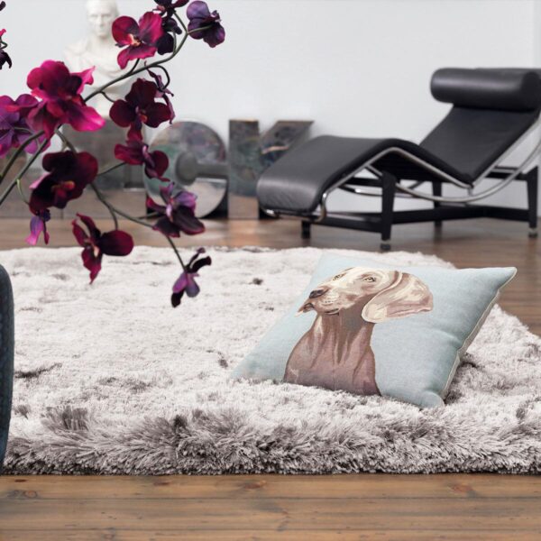 Plush Silver Rug in 76b8f6c4ae6351eb5f2cb31bc99a13ff