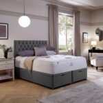 Pocket Spring Bed Company Mulberry Mattress and Sterling Grey Full Ottoman Divan in 3 Sizes - Image 2