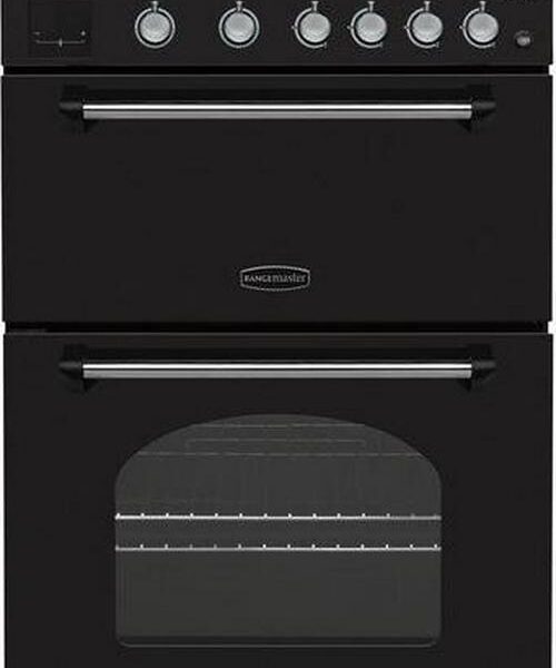 RANGEMASTER Classic CLA60NGFBL/C 60 cm Gas Cooker - Black and Chrome