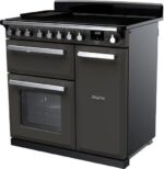 RANGEMASTER Estel Deluxe ESDL90EIPSLT/CM1 90 cm Electric Induction Range Cooker - Slate and Chrome - Image 5