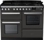 RANGEMASTER Estel Deluxe ESDLO110DFPSLT/CM1 110 cm Dual Fuel Range Cooker - Slate and Chrome