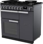 RANGEMASTER Estel Deluxe ESDL90EIPSLT/CM1 90 cm Electric Induction Range Cooker - Slate and Chrome - Image 8