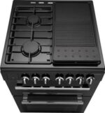 RANGEMASTER Professional Plus PROPL60DFFBL/C 60 cm Dual Fuel Cooker - Black and Chrome - Image 4