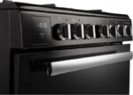 RANGEMASTER Professional Plus PROPL60DFFBL/C 60 cm Dual Fuel Cooker - Black and Chrome - Image 3