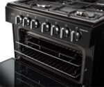 RANGEMASTER Professional Plus PROPL60DFFBL/C 60 cm Dual Fuel Cooker - Black and Chrome - Image 8