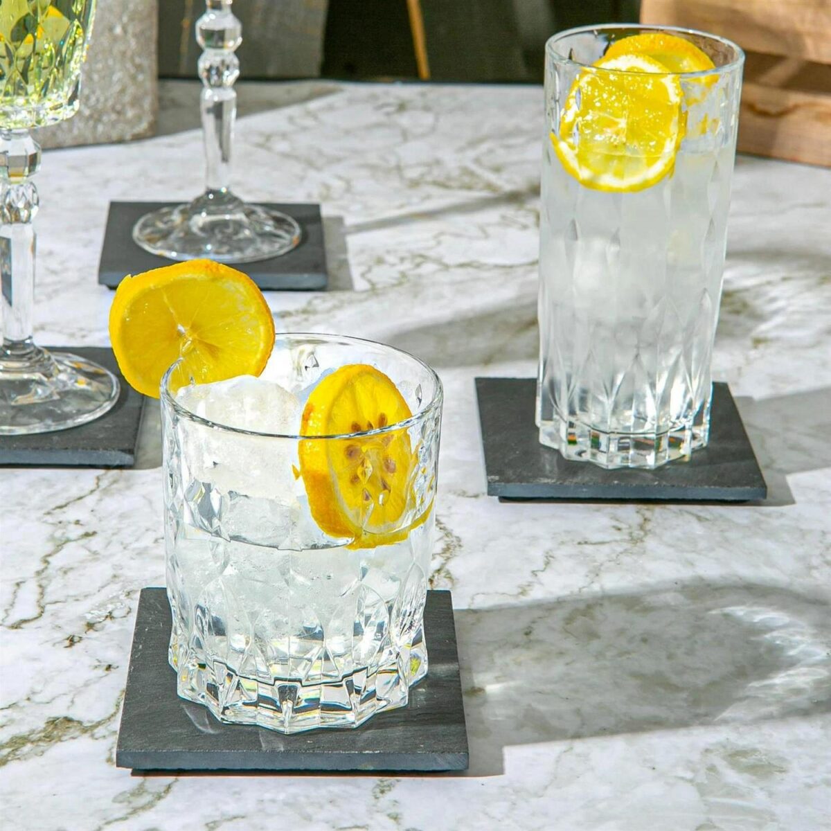 RCR Crystal 12 Piece Marilyn Glassware Set Cut Glass Cocktail Tumblers - Image 7