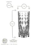 RCR Crystal 12 Piece Marilyn Glassware Set Cut Glass Cocktail Tumblers - Image 3