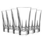 RCR Crystal 12x Fusion Highball Glasses Set Cut Glass Cocktail Tumblers 380ml
