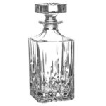 RCR Crystal 5 Piece Orchestra Whisky Decanter and Glasses Set Spirit Holder - Image 5