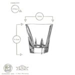 RCR Crystal 6x Fusion Whisky Glasses Set Cut Glass Cocktail Tumblers 270ml - Image 3