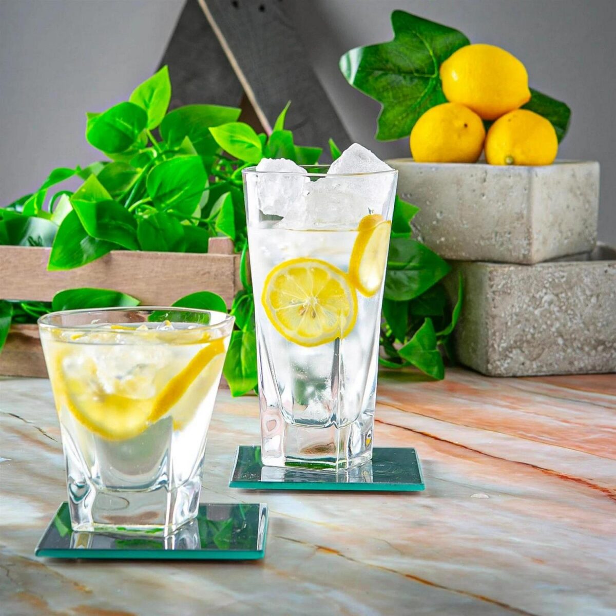 RCR Crystal 6x Fusion Whisky Glasses Set Cut Glass Cocktail Tumblers 270ml - Image 5